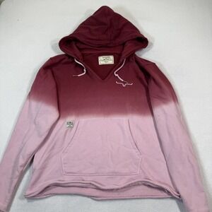 Kimes Ranch Burgundy and Pink Ombre Hoodie